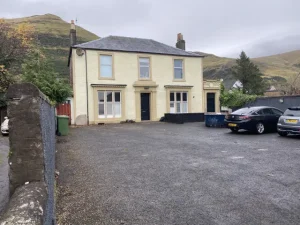 Small block of flats which required a tank for sprinklers - used for CPD